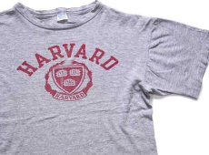 画像1: 70s USA製 Championチャンピオン HARVARD 88/12 Tシャツ 杢グレー M (1)