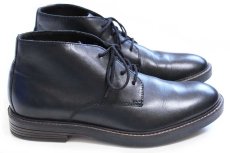 画像3: Clarksクラークス レザー チャッカブーツ 黒 9M/26.5cm★レザーシューズ (3)