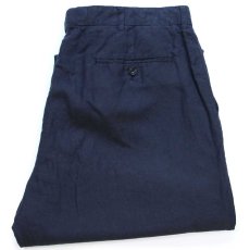 画像1: 00s ポロ ラルフローレン スラックス リネン×シルクパンツ 黒 W36 L30 (1)