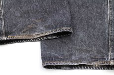 画像7: Levi'sリーバイス 501 先染め ブラック デニムパンツ W44★SDP4202 特大 (7)