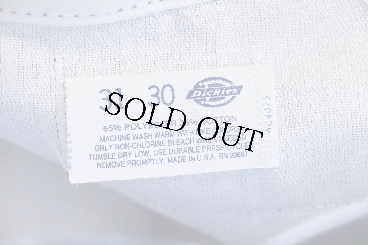 画像6: デッドストック★80s USA製 Dickiesディッキーズ ワークパンツ ブルーグレー W31 L30★874 (6)