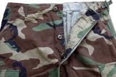 画像3: 80s 米軍 U.S.ARMY ウッドランドカモ BDU カーゴパンツ リメイク マキシ丈 スカート (3)