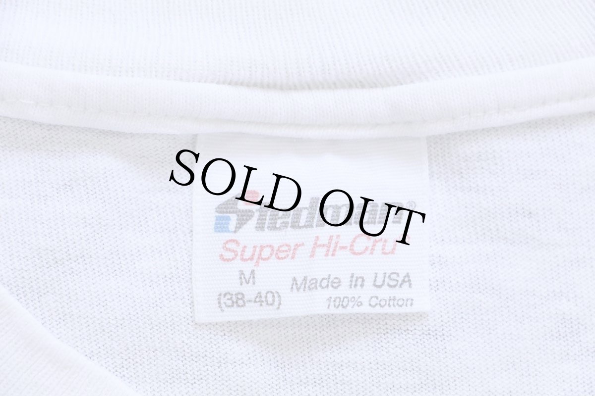 画像5: 80s USA製 MONET Boat Argenteuil クロード モネ アルジャントゥイユの赤いボート アート コットンTシャツ 白 M (5)