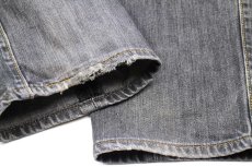 画像7: Levi'sリーバイス 501 ダメージ 先染め ブラック デニムパンツ W38 L32★SDP4212 (7)