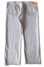画像3: メキシコ製 Levi'sリーバイス 501 先染め グレー デニムパンツ W46 L32★SDP3916 特大 (3)
