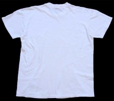 画像3: 80s USA製 MONET Boat Argenteuil クロード モネ アルジャントゥイユの赤いボート アート コットンTシャツ 白 M (3)