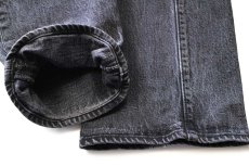 画像6: Levi'sリーバイス 501 ストレッチ ブラック デニムパンツ W38 L30★SDP4200 (6)