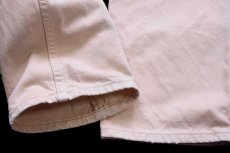 画像6: 90s ポーランド製 Levi'sリーバイス 615 カラーデニムパンツ クリーム W34 L32★SDP4327 ユーロ (6)