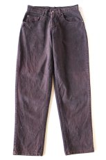 画像2: 90s USA製 Levi'sリーバイス 545 後染め カラーデニムパンツ 小豆色 W30 L30★SDP4320 (2)
