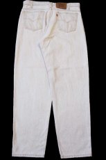 画像3: 90s USA製 Levi'sリーバイス 550 先染め カラーデニムパンツ ライトカーキ W34 L30★SDP4297 (3)