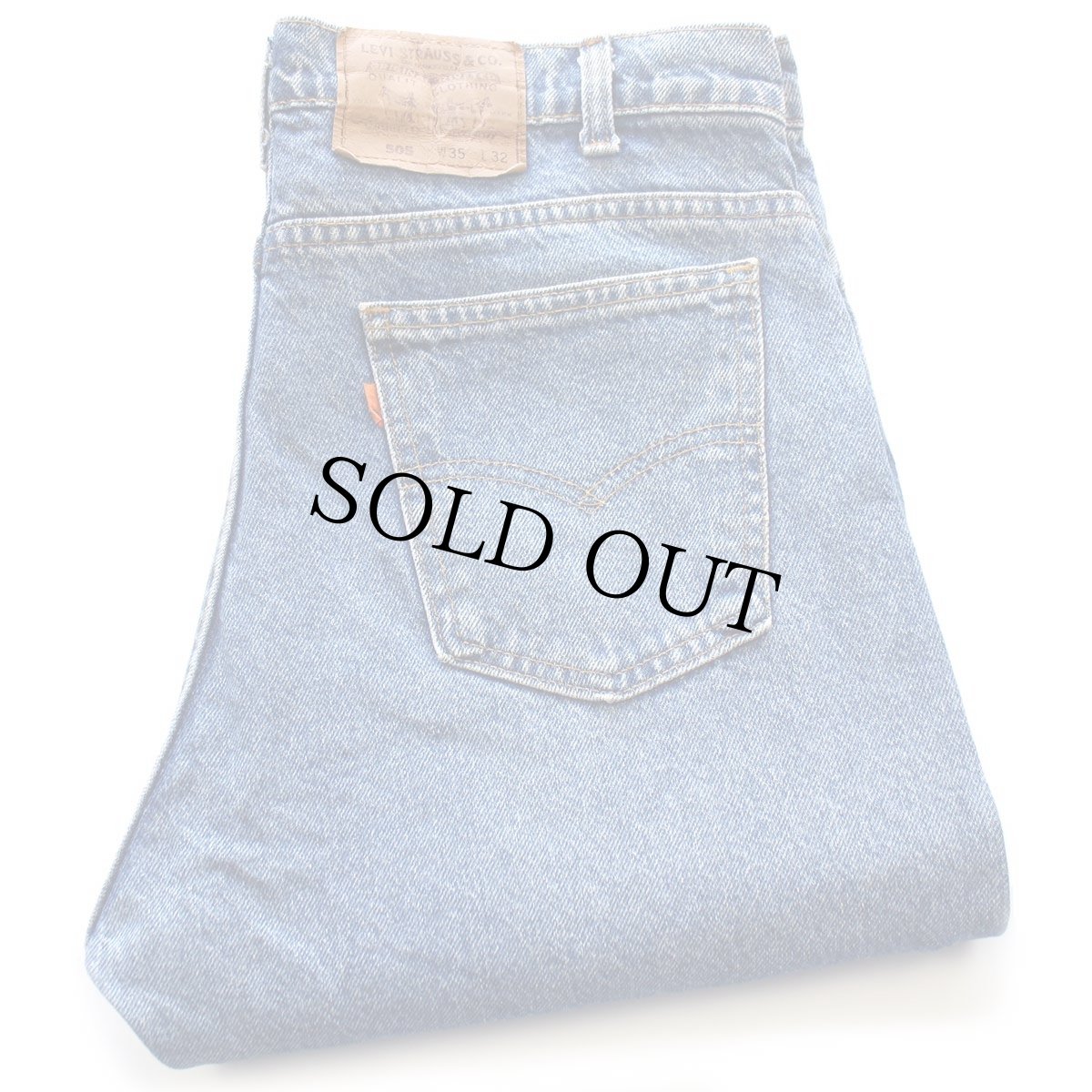 画像1: 90s USA製 Levi'sリーバイス 505 デニムパンツ W35 L32★SDP4282 (1)