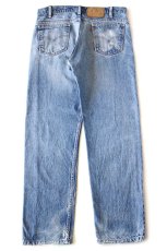 画像3: 90s メキシコ製 Levi'sリーバイス 505 ダメージ デニムパンツ ヒゲ W34 L30★SDP4276 (3)