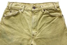画像4: 90s USA製 Levi'sリーバイス 550 ブリーチ カラーデニムパンツ 黄緑 W34 L30★SDP4330 (4)