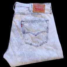 画像1: メキシコ製 Levi'sリーバイス 501 ブリーチ加工 デニムパンツ W38 L30★SDP3434 (1)