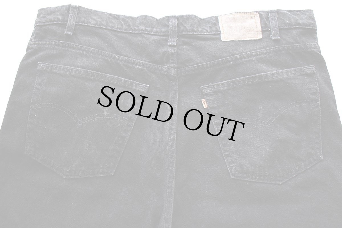 画像5: 90s USA製 Levi'sリーバイス SIGNATURE 540 ブラック デニムパンツ W42 L36★SDP4321 (5)