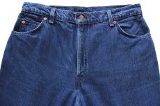 画像4: 90s Levi'sリーバイス 15951 カラーデニムパンツ ネイビー 16 MED★SDP4319  (4)