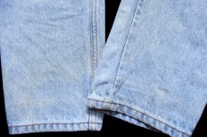 画像9: 90s Levi'sリーバイス 550 ブリーチ飛び デニムパンツ W34 L32★SDP4216 (9)