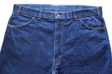 画像4: 80s USA製 Levi'sリーバイス FOR MEN WITH A SKOSH MORE COMFORT 547 ストレッチ デニムパンツ カスタム W40★SDP4279 (4)