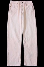 画像2: 90s ポーランド製 Levi'sリーバイス 615 カラーデニムパンツ クリーム W34 L32★SDP4327 ユーロ (2)