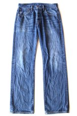 画像3: トルコ製 Levi'sリーバイス 501 USED加工 デニムパンツ ヒゲ W31 L32★SDP4250 ユーロ (3)