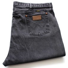 画像1: 00s メキシコ製 Wranglerラングラー 13MWZ ブラック デニムパンツ W50 L30★SDP3895 超特大 (1)