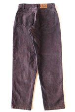 画像3: 90s USA製 Levi'sリーバイス 545 後染め カラーデニムパンツ 小豆色 W30 L30★SDP4320 (3)