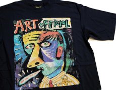 画像1: デッドストック★90s USA製 Fred Babb ART OFFICIAL YOU CALL THIS ART フレッド バブ アート コットンTシャツ 黒 L (1)