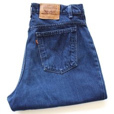 画像1: 90s Levi'sリーバイス 15951 カラーデニムパンツ ネイビー 16 MED★SDP4319  (1)