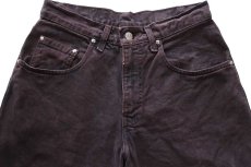 画像4: 90s USA製 Levi'sリーバイス 545 後染め カラーデニムパンツ 小豆色 W30 L30★SDP4320 (4)