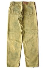 画像3: 90s USA製 Levi'sリーバイス 550 ブリーチ カラーデニムパンツ 黄緑 W34 L30★SDP4330 (3)