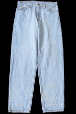 画像2: 90s Levi'sリーバイス 550 ブリーチ飛び デニムパンツ W34 L32★SDP4216 (2)