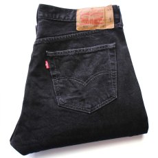 画像1: Levi'sリーバイス 501 ブラック デニムパンツ W36 L34★SDP4214 (1)
