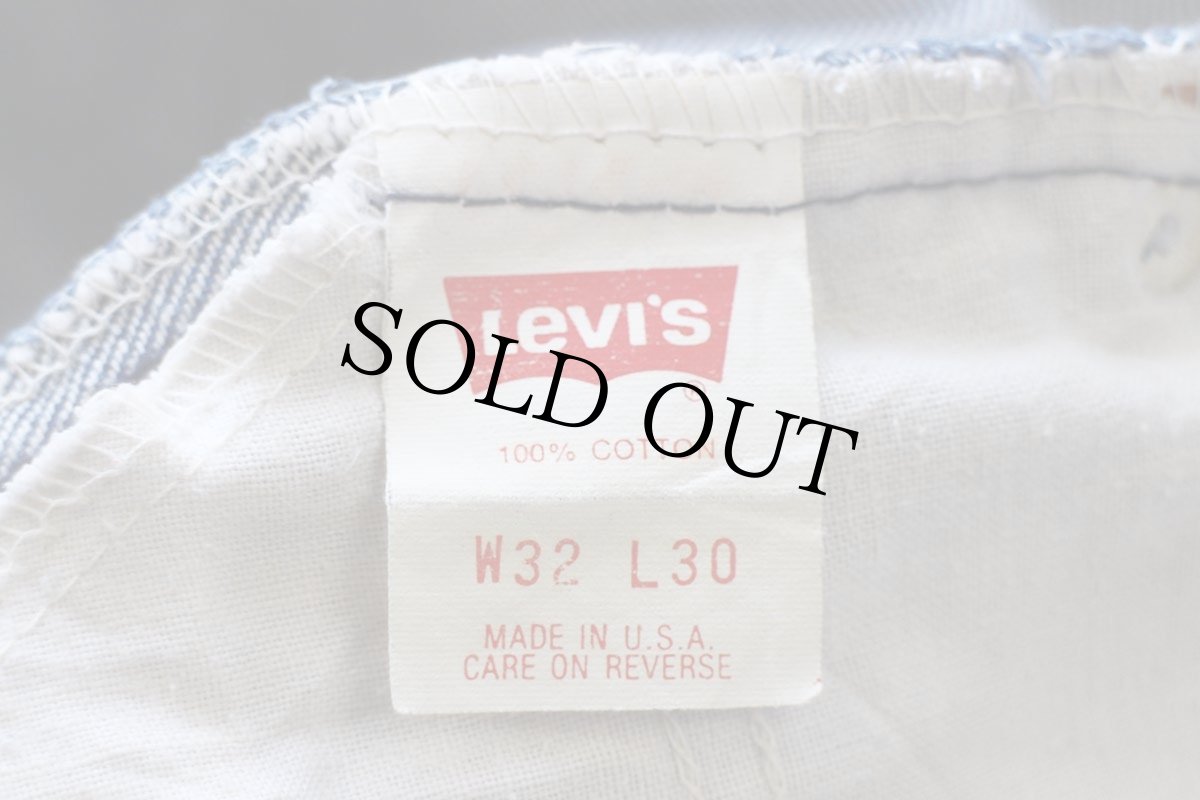 画像6: 80s USA製 Levi'sリーバイス 505 デニムパンツ ヒゲ W32 L30★SDP4311 (6)