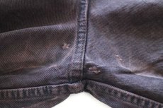 画像8: 90s USA製 Levi'sリーバイス 545 後染め カラーデニムパンツ 小豆色 W30 L30★SDP4320 (8)