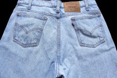画像5: 90s Levi'sリーバイス 550 ブリーチ飛び デニムパンツ W34 L32★SDP4216 (5)