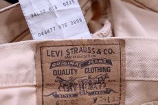画像5: 90s ポーランド製 Levi'sリーバイス 615 カラーデニムパンツ クリーム W34 L32★SDP4327 ユーロ (5)
