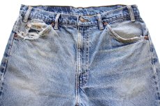画像4: 90s メキシコ製 Levi'sリーバイス 505 ダメージ デニムパンツ ヒゲ W34 L30★SDP4276 (4)