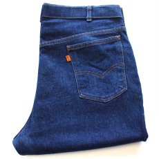 画像1: 80s USA製 Levi'sリーバイス FOR MEN WITH A SKOSH MORE COMFORT 547 ストレッチ デニムパンツ カスタム W40★SDP4279 (1)