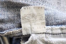 画像7: 90s USA製 Levi'sリーバイス 750 ケミカルウォッシュ デニムパンツ W29 L34 STUDENT★SDP4269 アシッド (7)