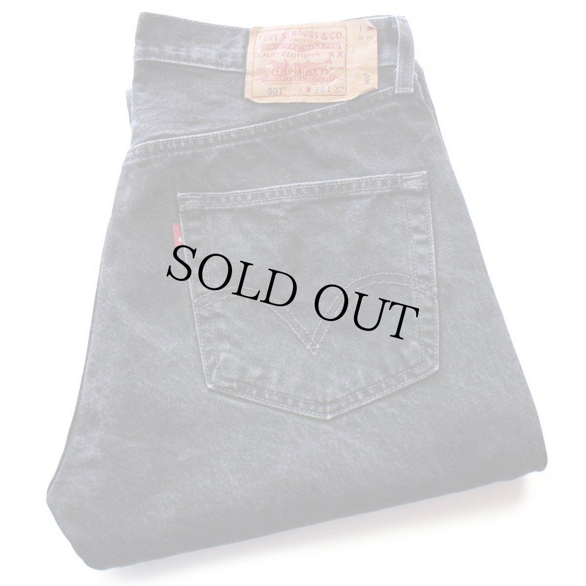 画像1: 00s Levi'sリーバイス 501 ブラック デニムパンツ W34★SDP4215 (1)