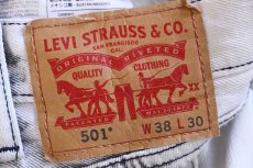 画像5: メキシコ製 Levi'sリーバイス 501 ブリーチ加工 デニムパンツ W38 L30★SDP3434 (5)