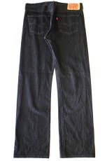 画像3: Levi'sリーバイス 501 ブラック デニムパンツ W36 L34★SDP4214 (3)