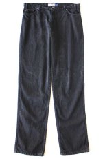 画像2: 90s USA製 Levi'sリーバイス SIGNATURE 540 ブラック デニムパンツ W42 L36★SDP4321 (2)