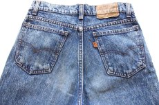 画像5: 90s USA製 Levi'sリーバイス 750 ケミカルウォッシュ デニムパンツ W29 L34 STUDENT★SDP4269 アシッド (5)
