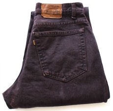 画像1: 90s USA製 Levi'sリーバイス 545 後染め カラーデニムパンツ 小豆色 W30 L30★SDP4320 (1)