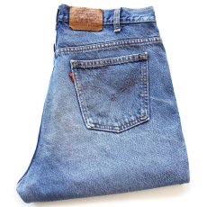画像1: 90s カナダ製 Levi'sリーバイス 619 デニムパンツ ヒゲ W36 L30★SDP4316 (1)