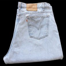 画像1: 90s USA製 Levi'sリーバイス 560 デニムパンツ アイスブルー W40 L34★SDP4322 (1)