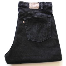画像1: 90s USA製 Levi'sリーバイス SIGNATURE 540 ブラック デニムパンツ W42 L36★SDP4321 (1)