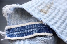 画像7: 80s USA製 Levi'sリーバイス 501 赤耳 カットオフ デニム ショートパンツ ボロ W30★ショーツ (7)
