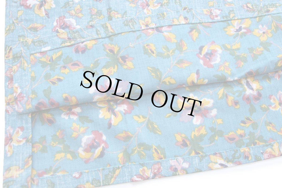 画像8: デッドストック★90s ハワイ製 reyn spoonerレインスプーナー 花柄 三点留めボタンダウン プルオーバー 裏生地 アロハシャツ M (8)